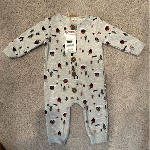NWT 3-6M One Piece Button Outfit